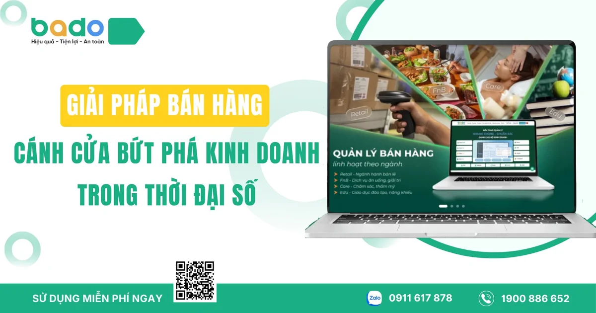 Giải pháp bán hàng - Cánh cửa bứt phá kinh doanh